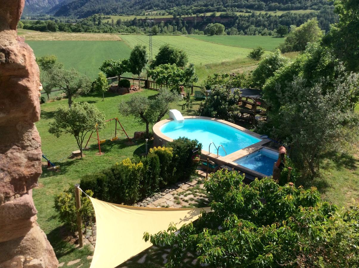 Casa Rural Con Piscina Y Vistas Al Valle - Cal Pallares Argestues ภายนอก รูปภาพ