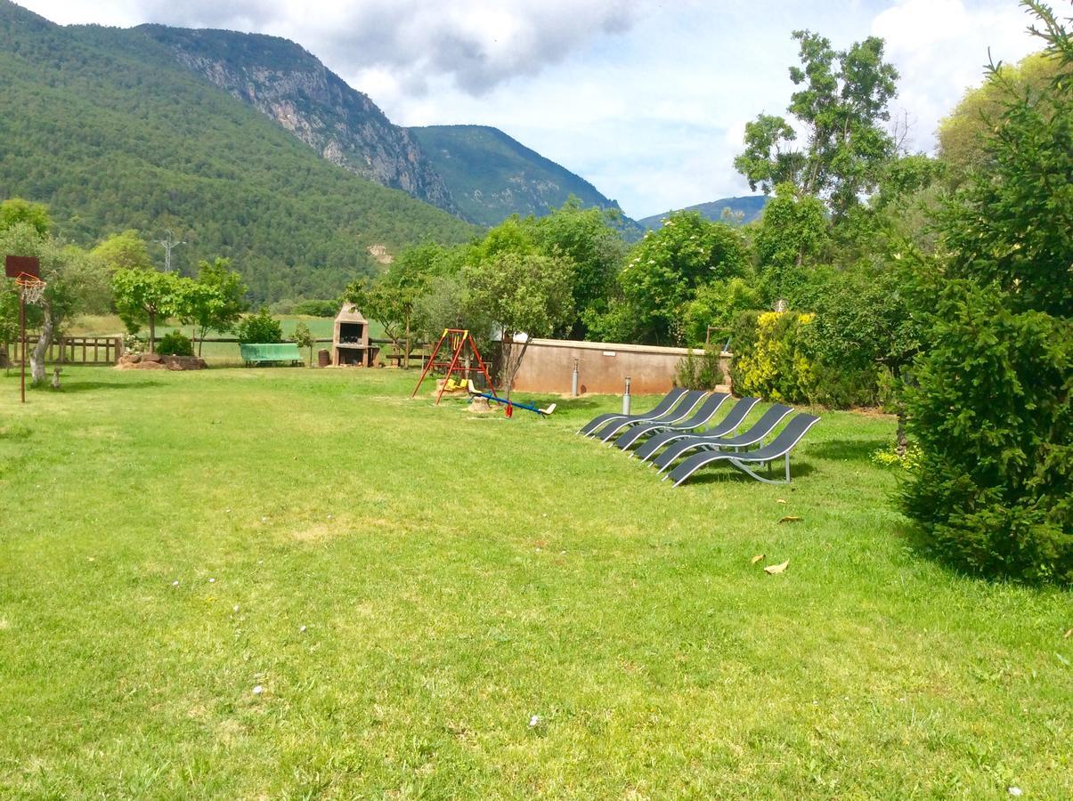 Casa Rural Con Piscina Y Vistas Al Valle - Cal Pallares Argestues ภายนอก รูปภาพ